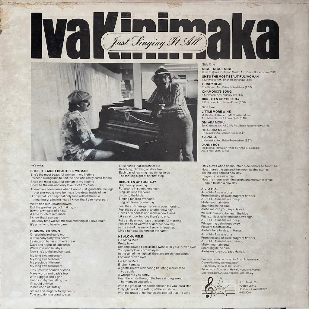 Iva Kinimaka - Just Singing It All