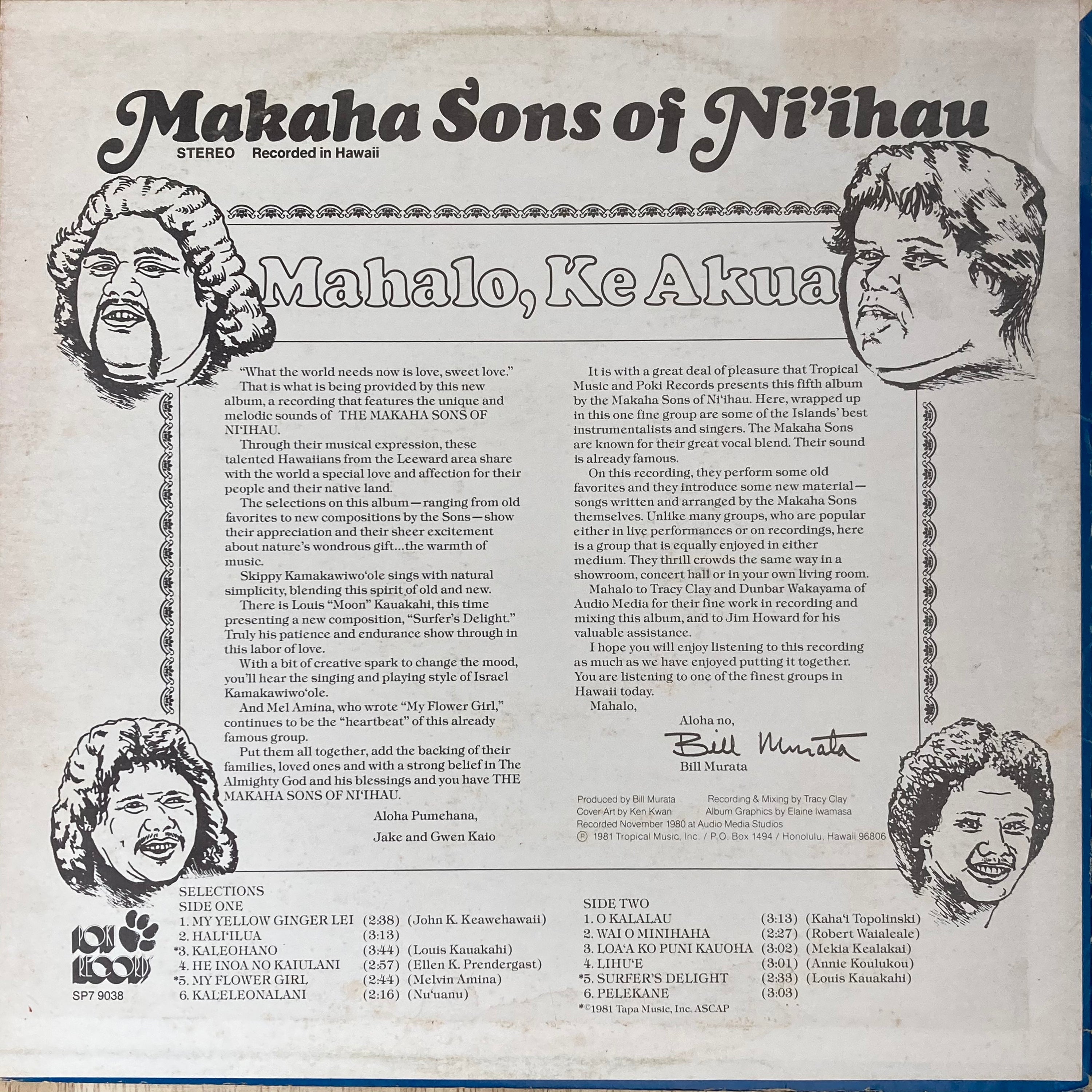 Makaha Sons of Ni'ihau - Mahalo, Ke Akua