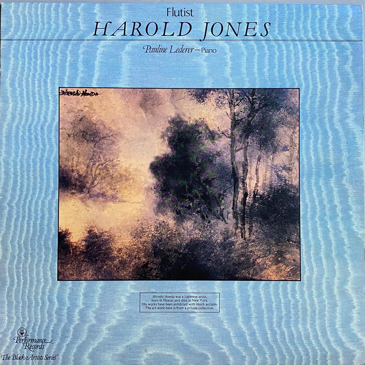 Harold Jones - Flutist