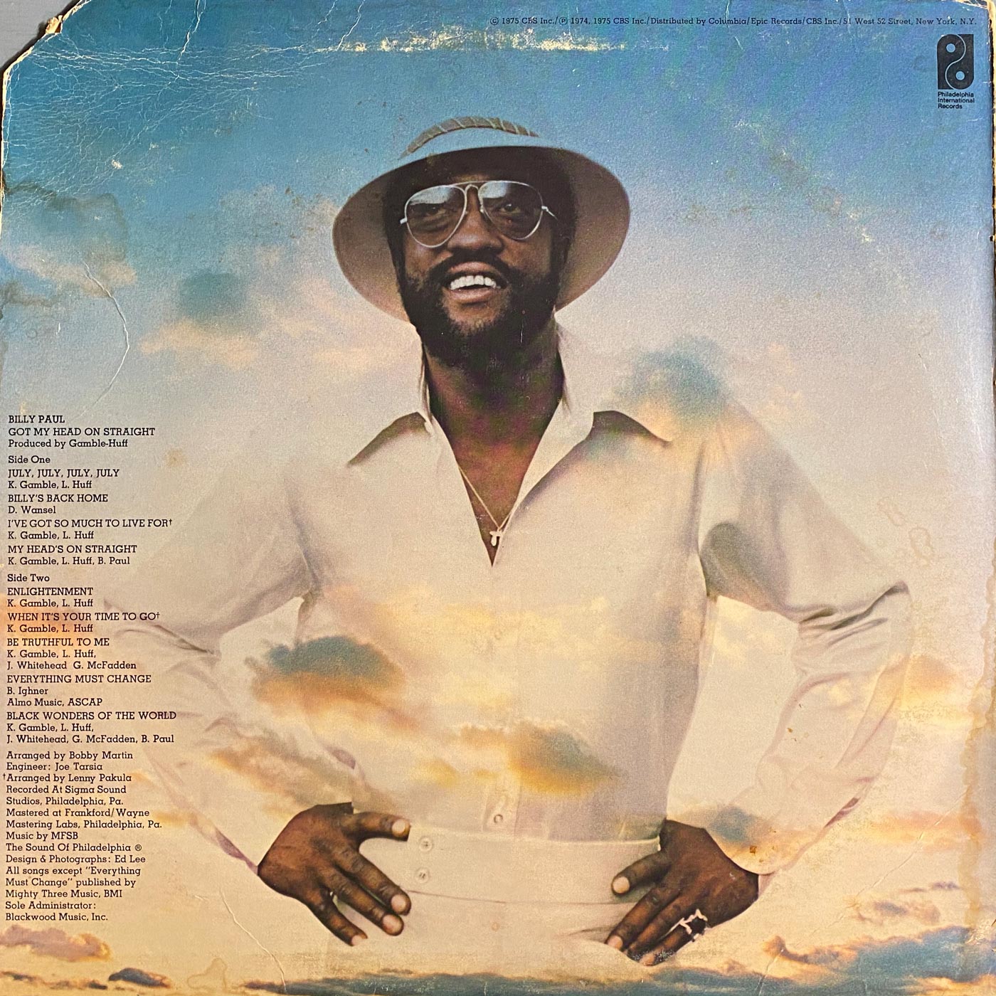 Billy Paul - Got My Head On Straight