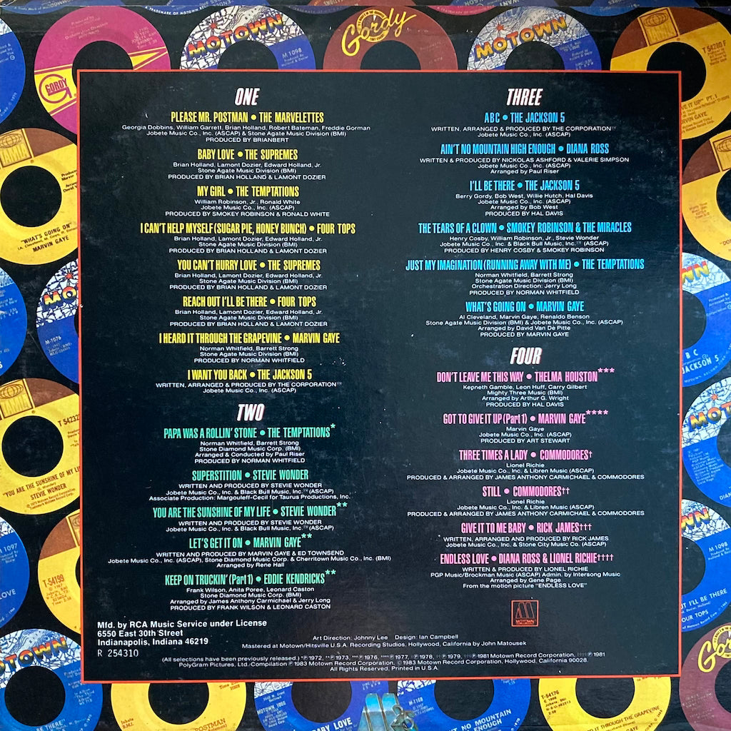 Various Artists - Motown 25 #1 Hits From 25 Years