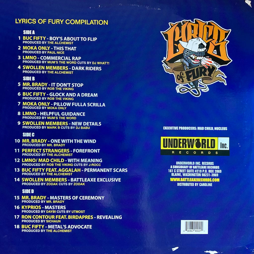 Various Artists - Lyrics of Fury 1