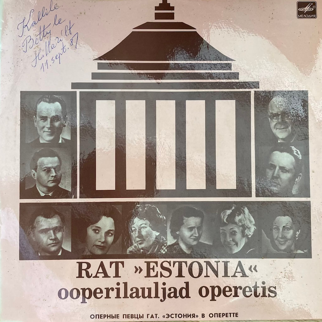 Rat Estonia Ooperilauljad Operetis