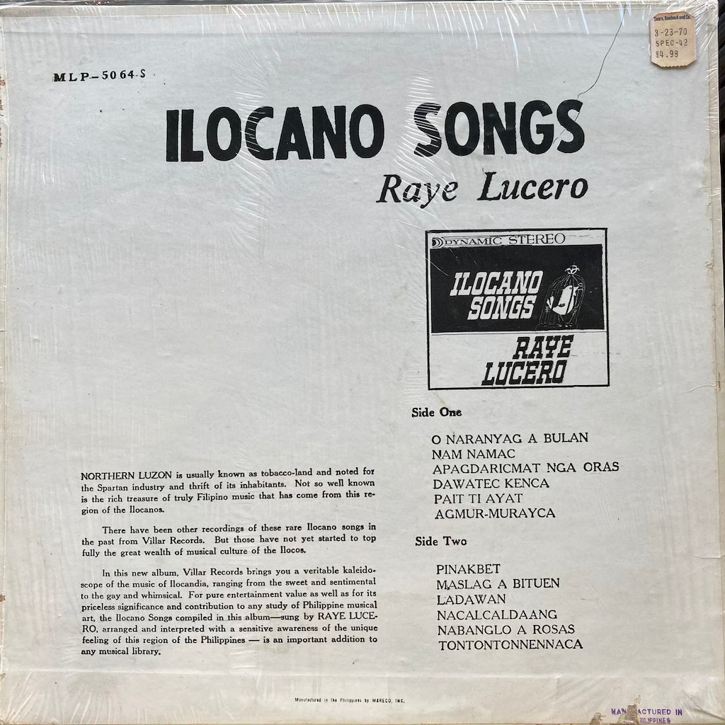 Raye Lucero - Ilocano Songs