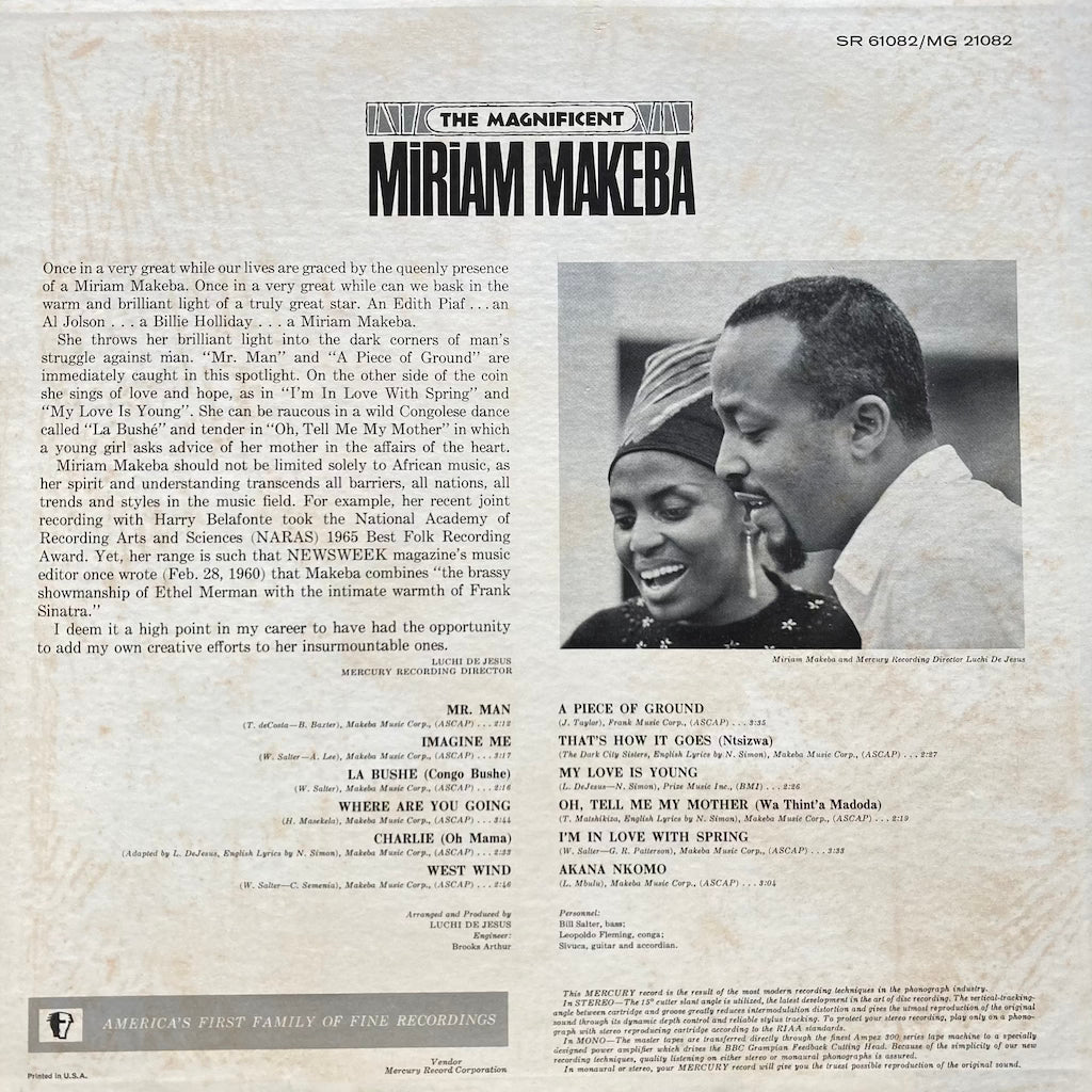 Miriam Makeba - The Magnificent