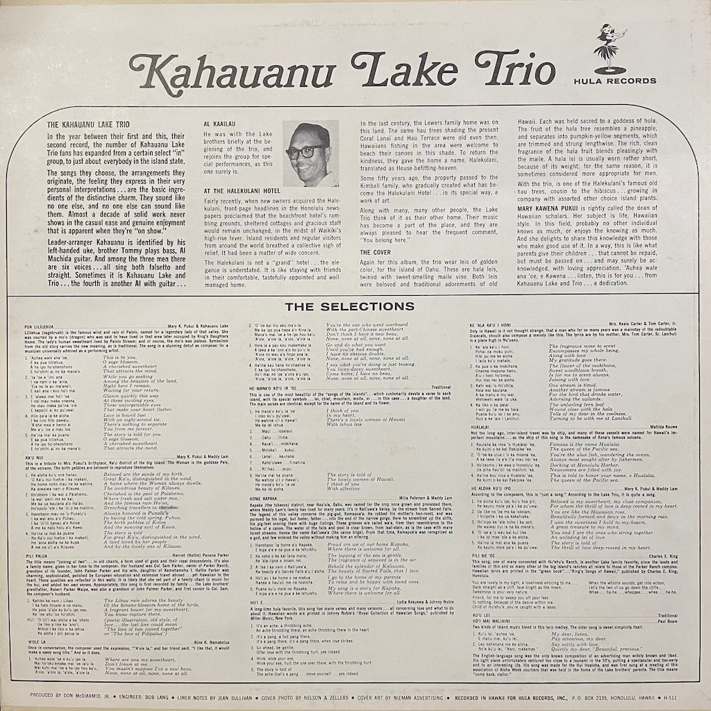 Kahauanu Lake Trio - Kahauanu Lake Trio