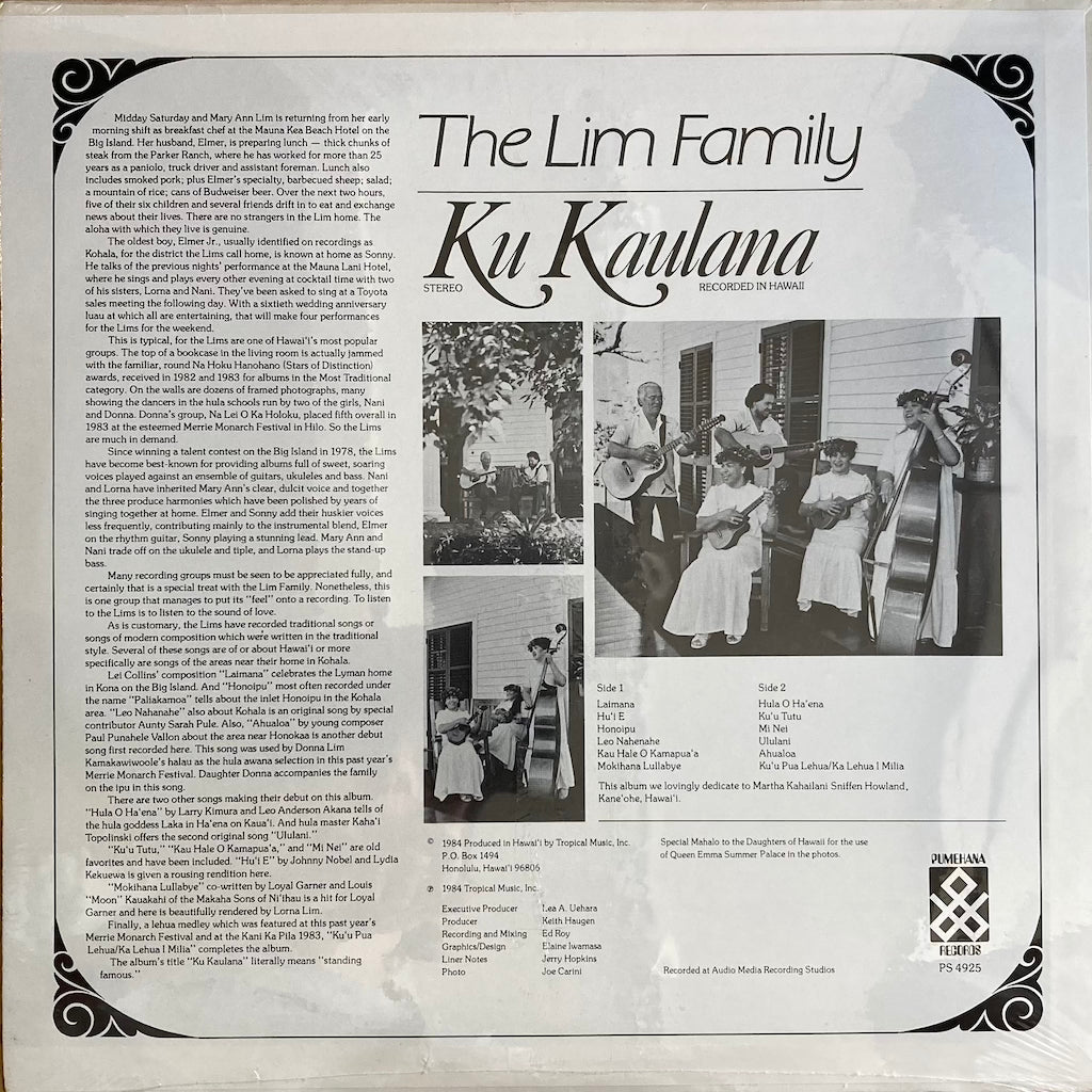 The Lim Family - Ku Kaulana