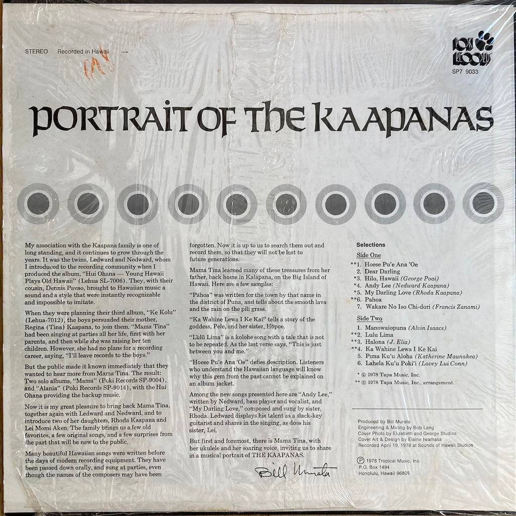 The Kaapanas - Portrait of The Kaapanas