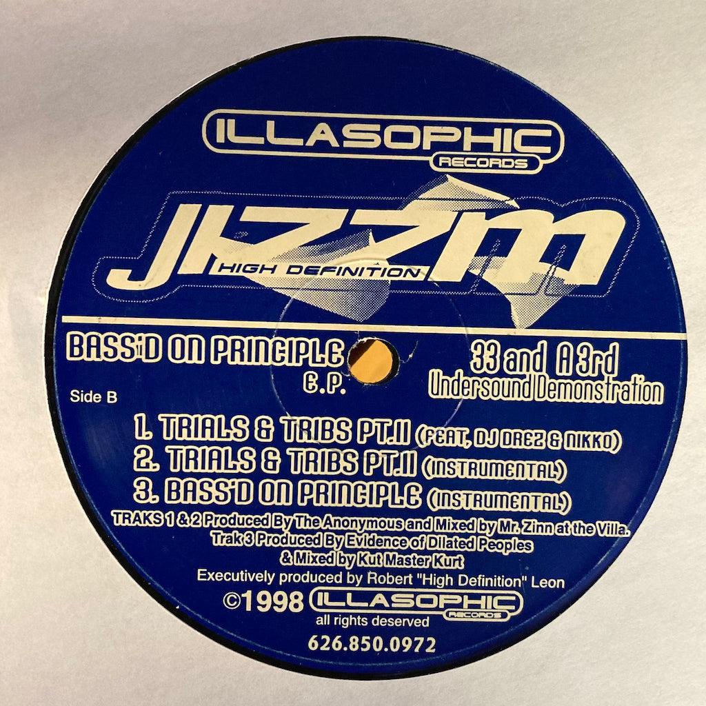Jizzm – Bass'd On Principle E.P.