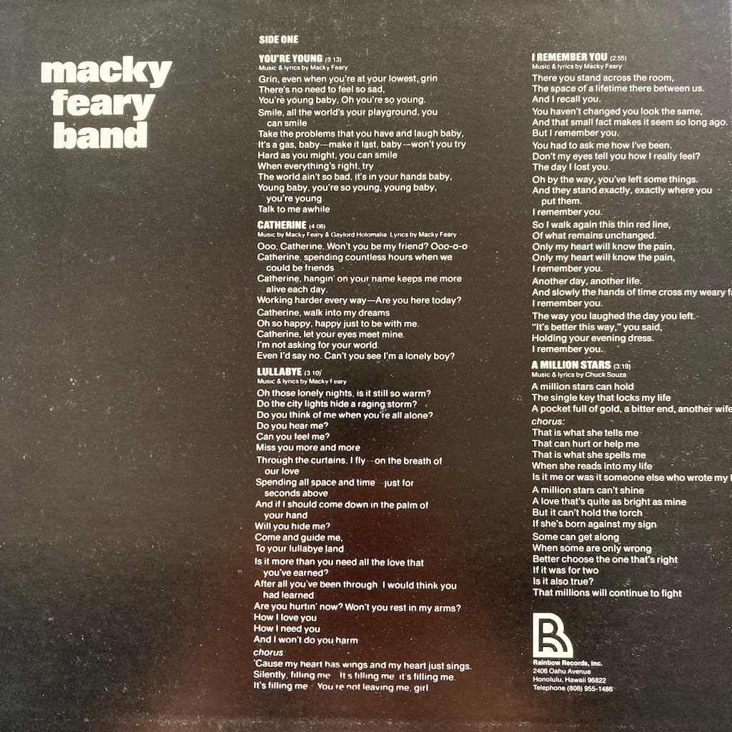 Macky Feary Band - Macky Feary Band