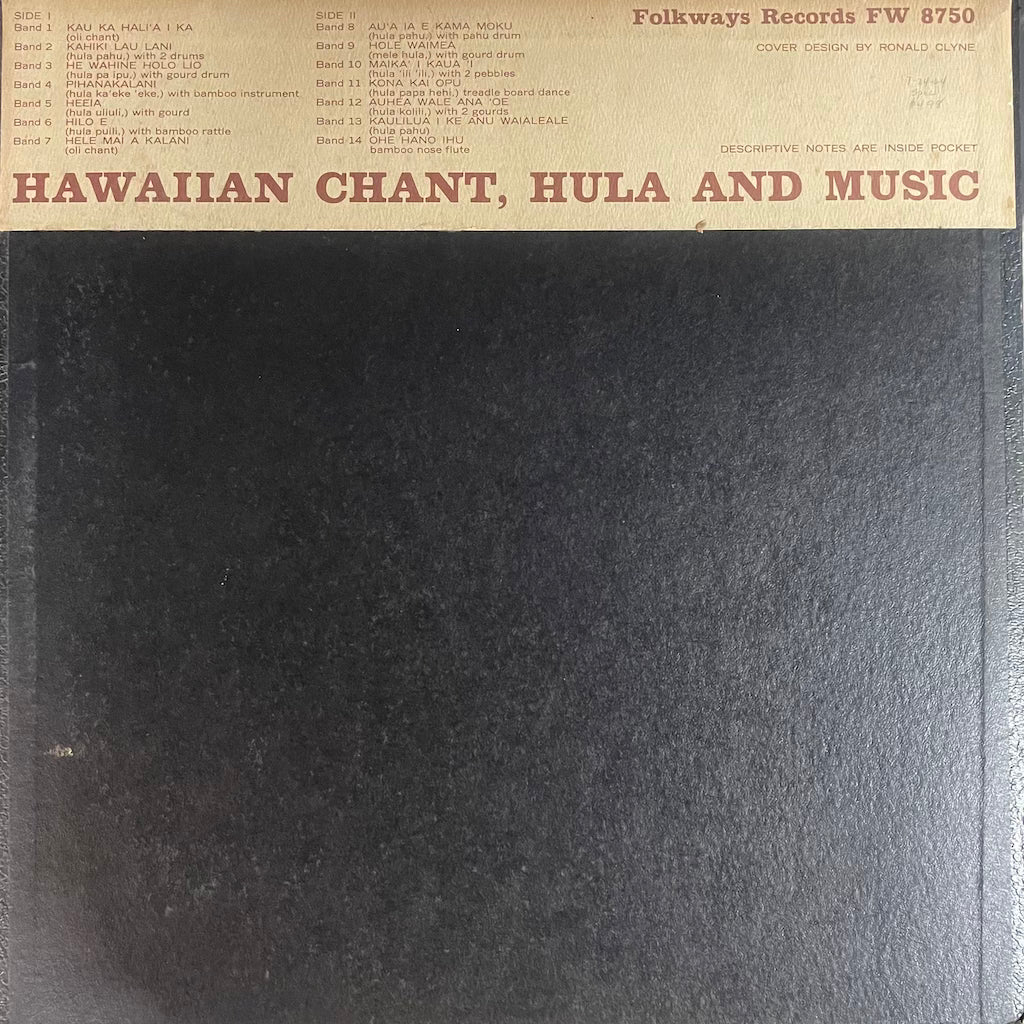 Folkways - Hawaiian Chant, Hula and Music