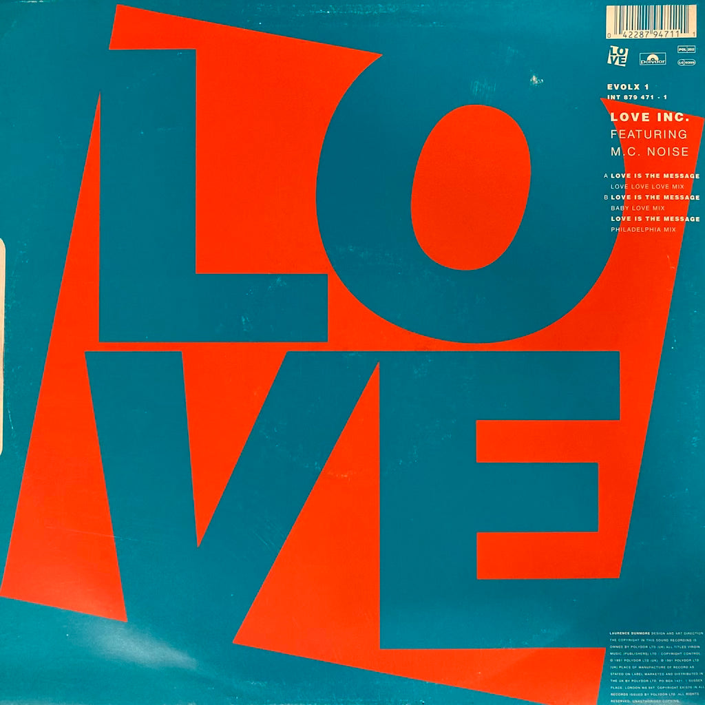 Love Inc. Featuring M.C. Noise - Love Is The Message