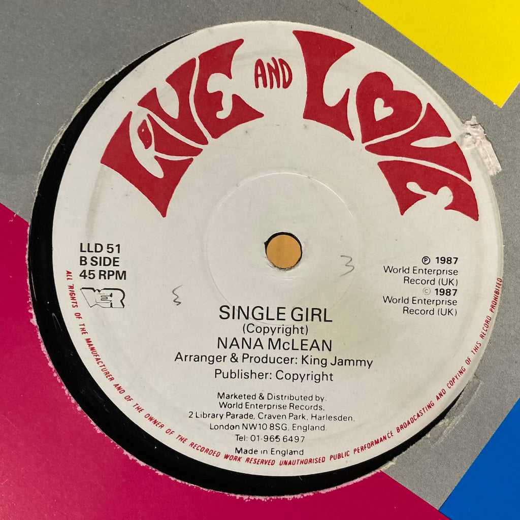 Tiger/Nana McLean - Bam Bam/Single Girl