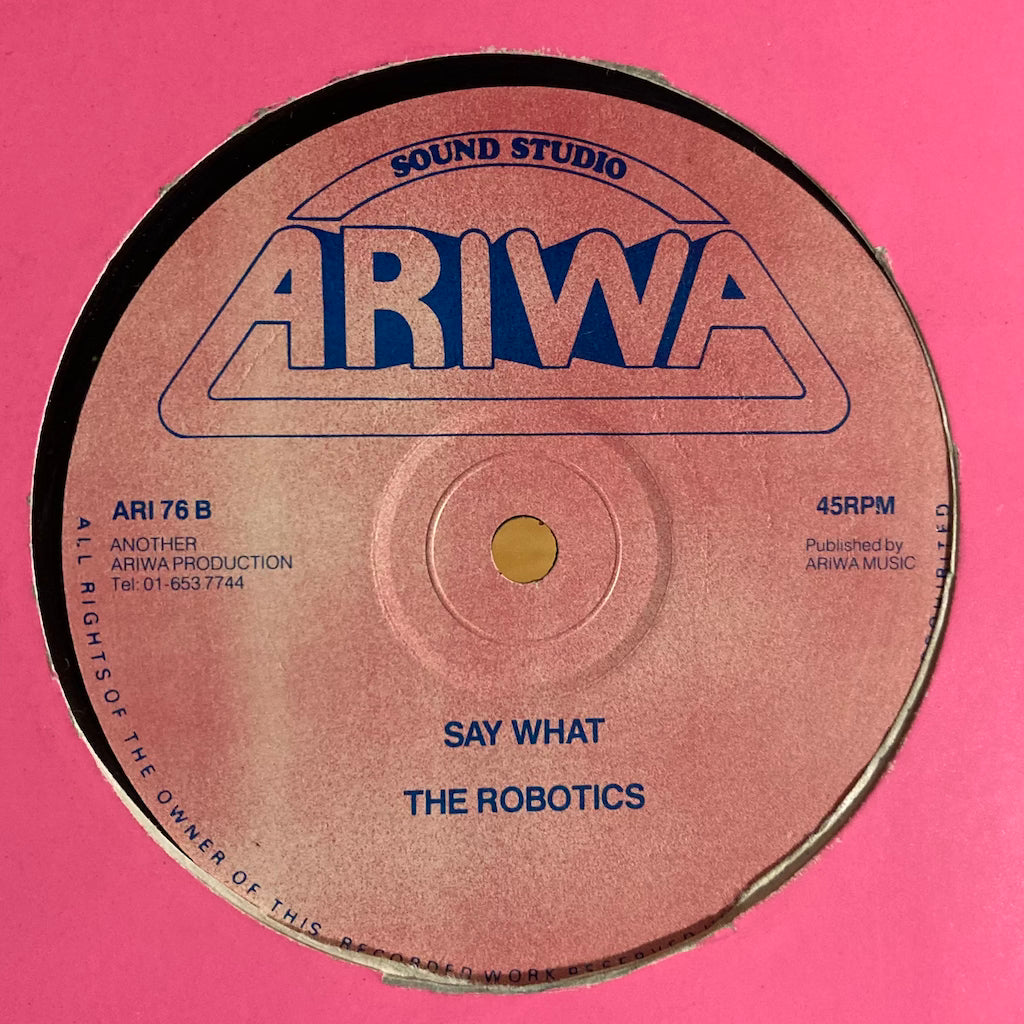 John McClean/The Robotics - Say You/Say What