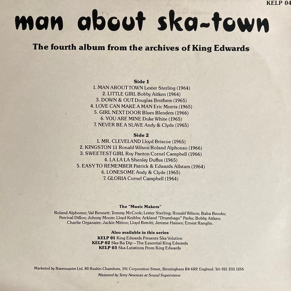 V/A - Man About Ska-Town