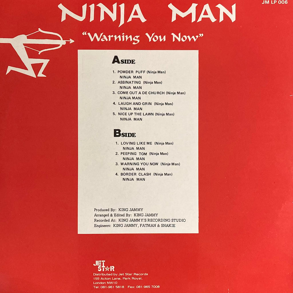 Ninja Man - Warning You Now