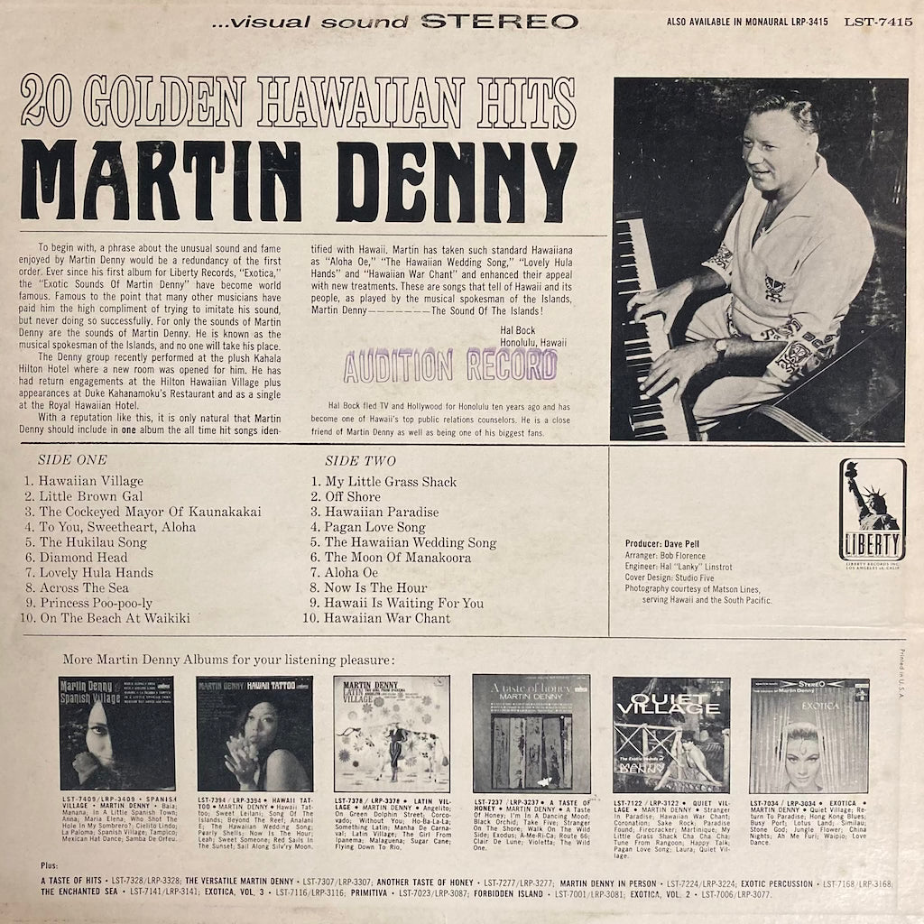 Martin Denny - 20 Golden Hawaiian Hits