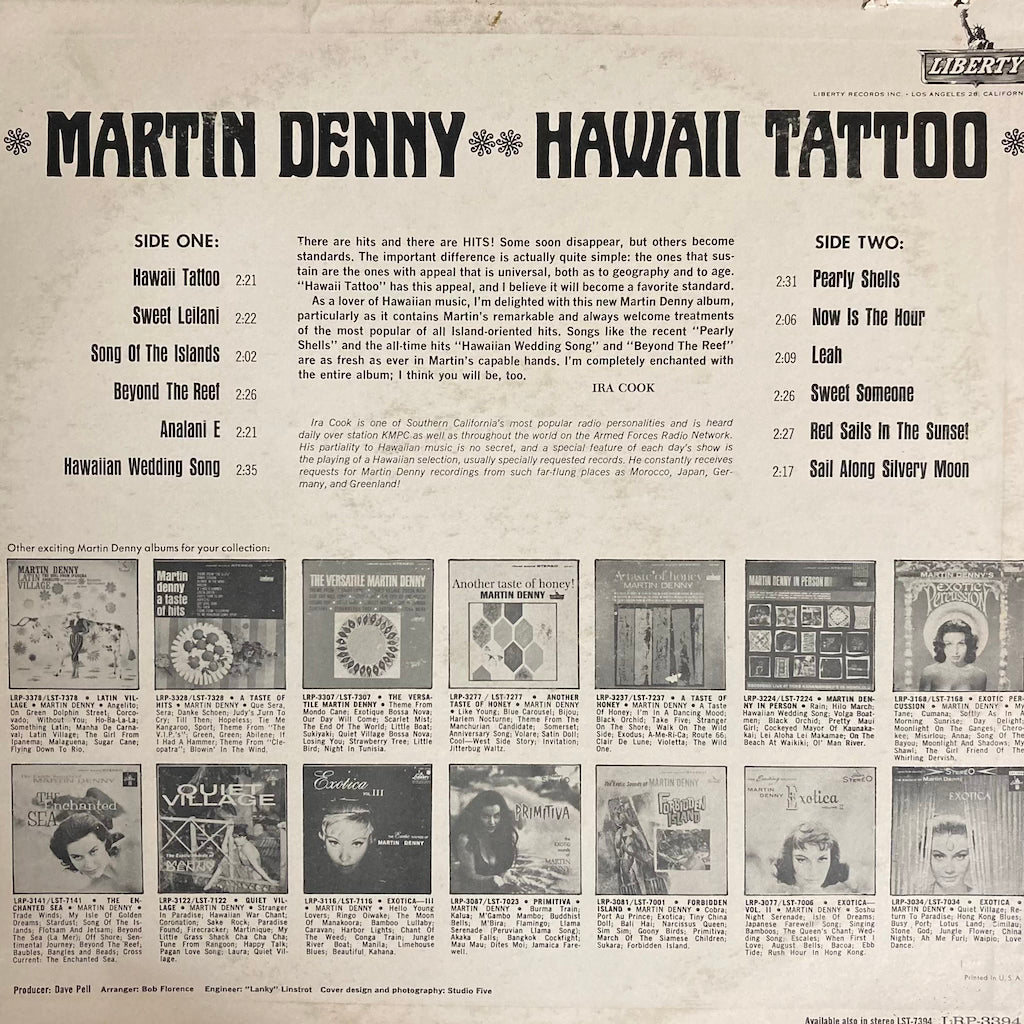 Martin Denny - Hawaii Tattoo