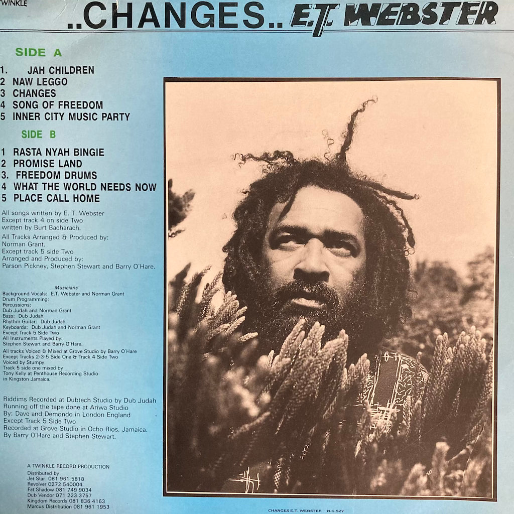 E.T. Webster - Changes