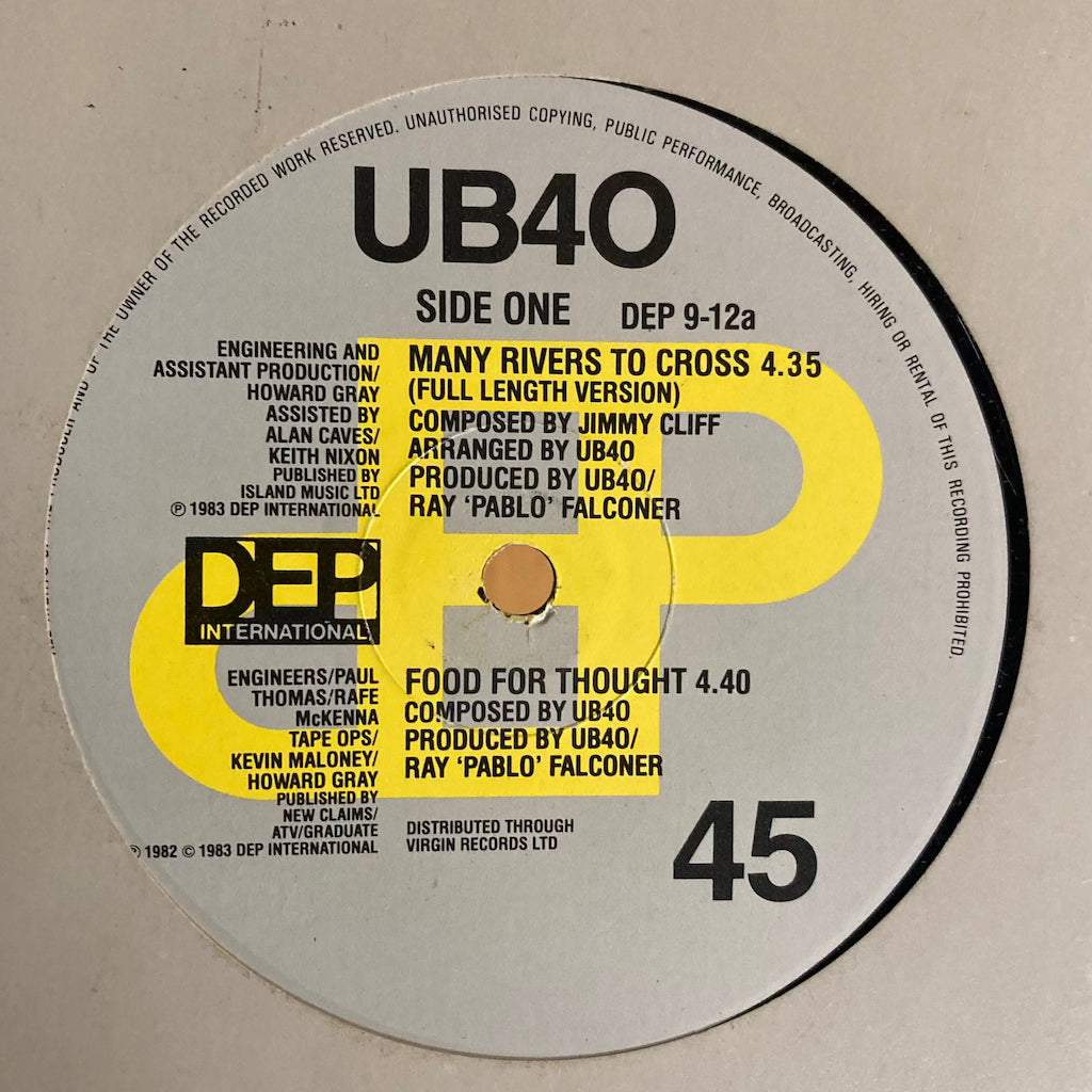 UB40 - Many Rivers To Cross