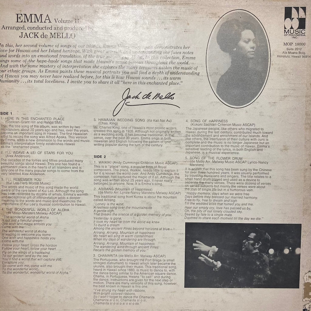 Jack de Mello presents Emma - Volume II