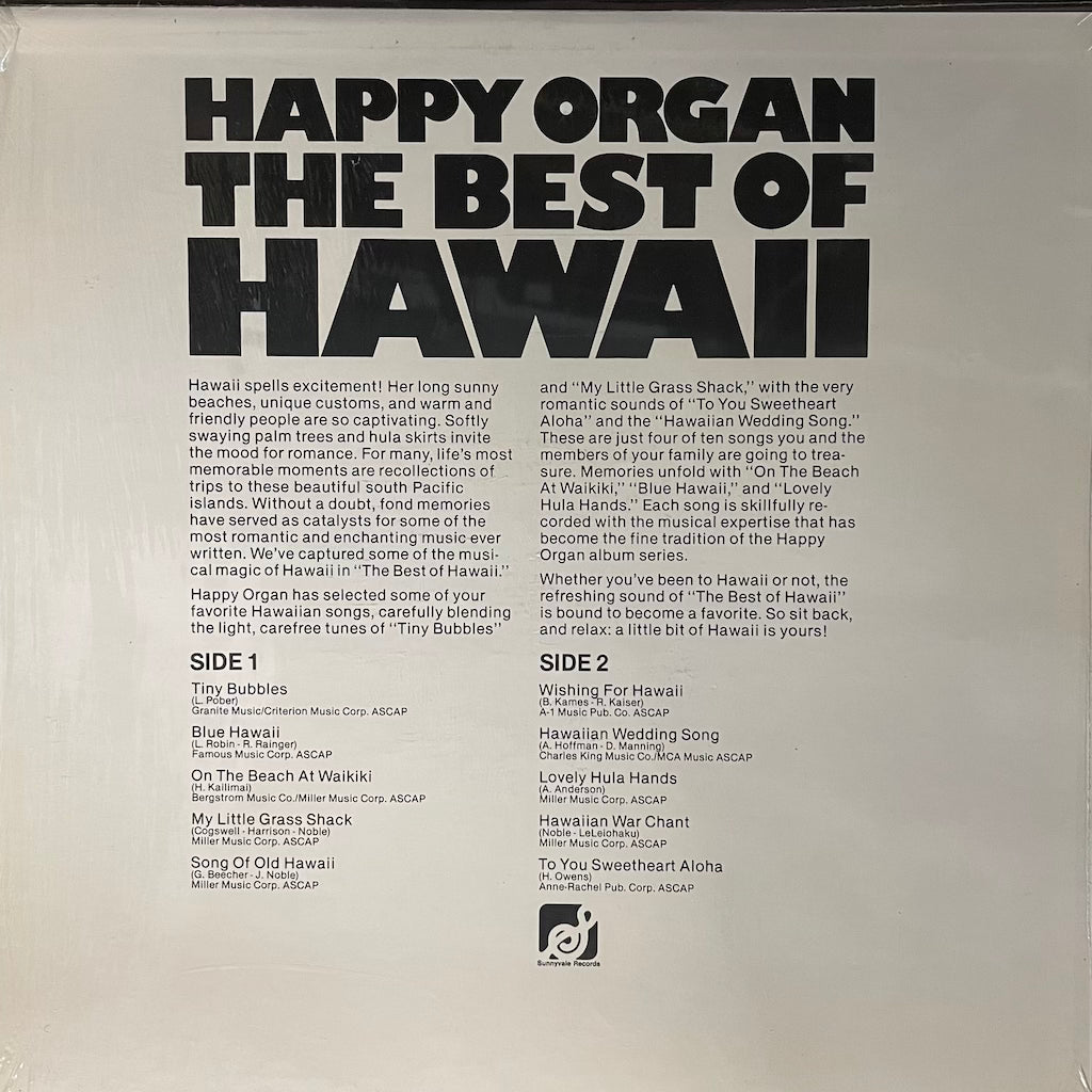 Happy Organ - The Best of Hawaii