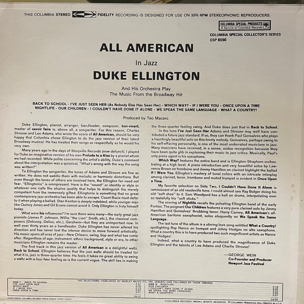 Duke Ellington - All American In Jazz