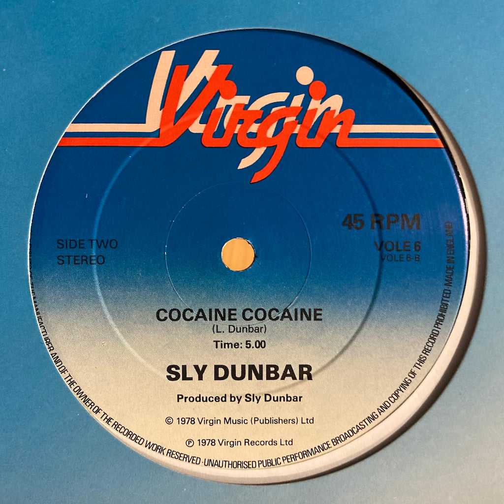 Sly Dunbar - A Who Say/Cocaine Cocaine