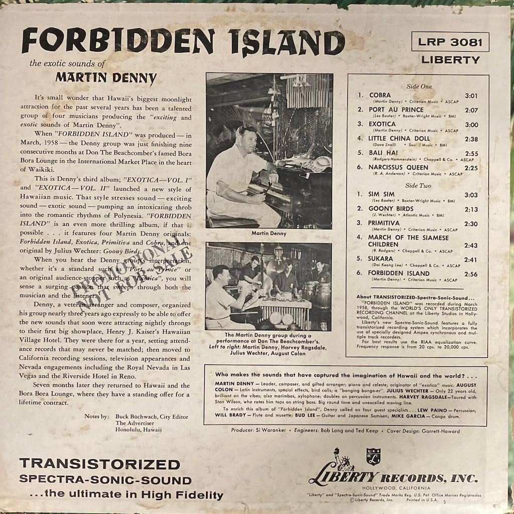 Martin Denny - Forbidden Island