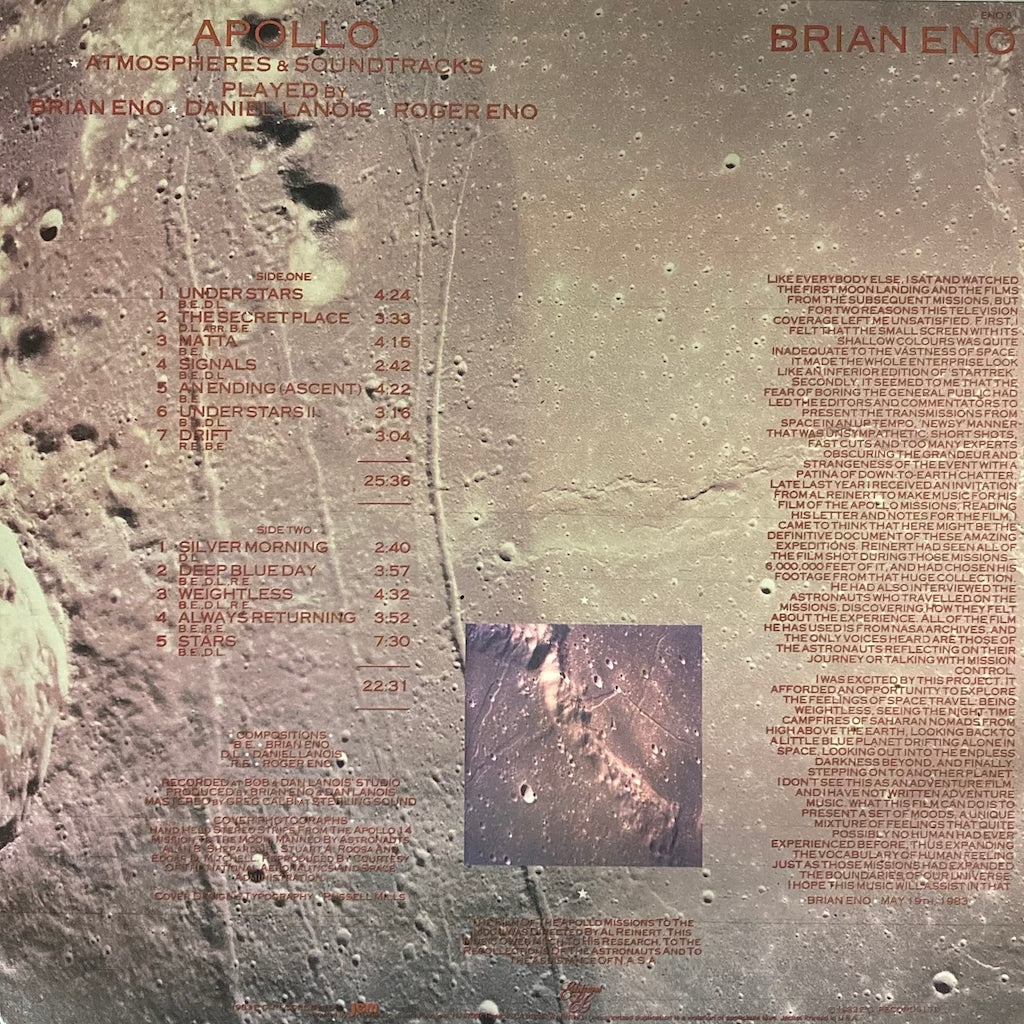 Brian Eno - Apollo: Atmospheres & Soundtracks