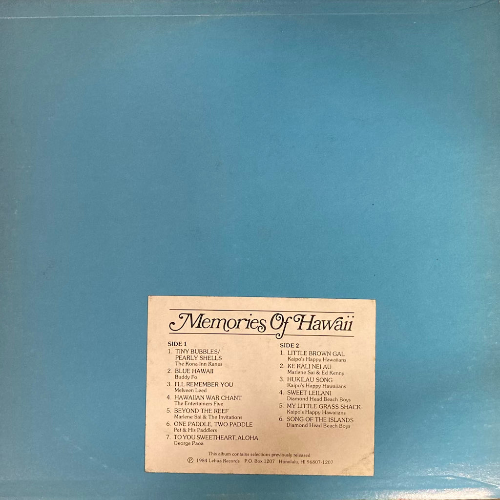 V/A - Memories of Hawaii