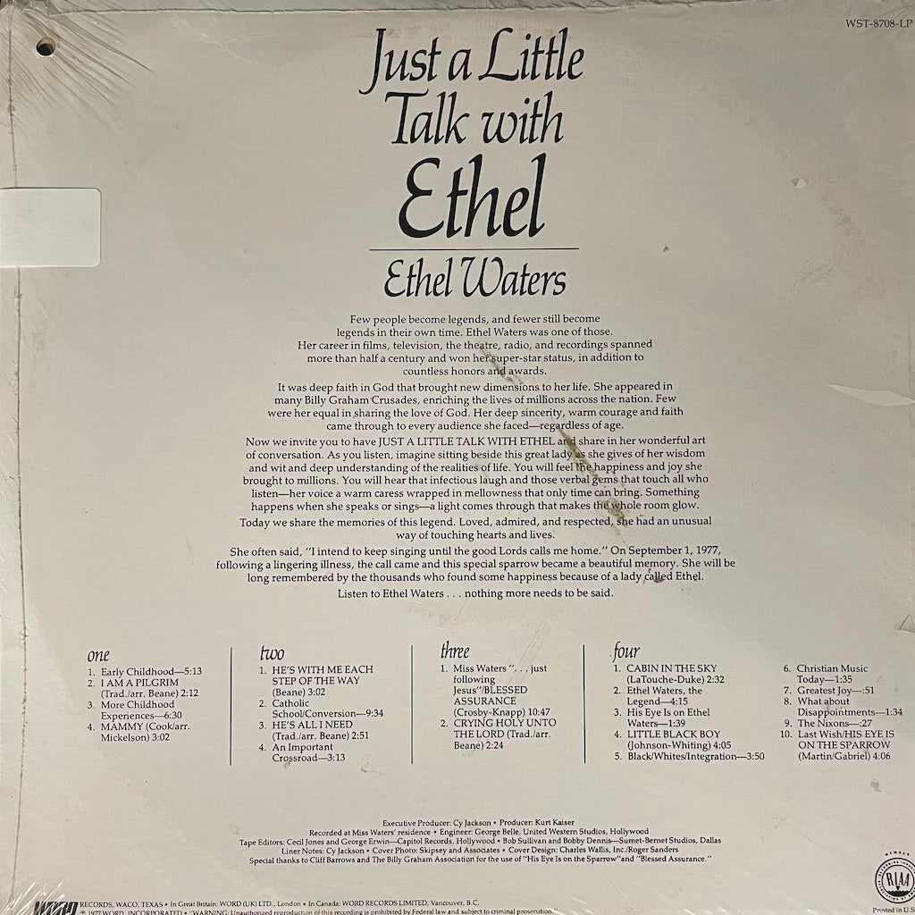 Ethel Waters - Just a Little Talk with Ethel