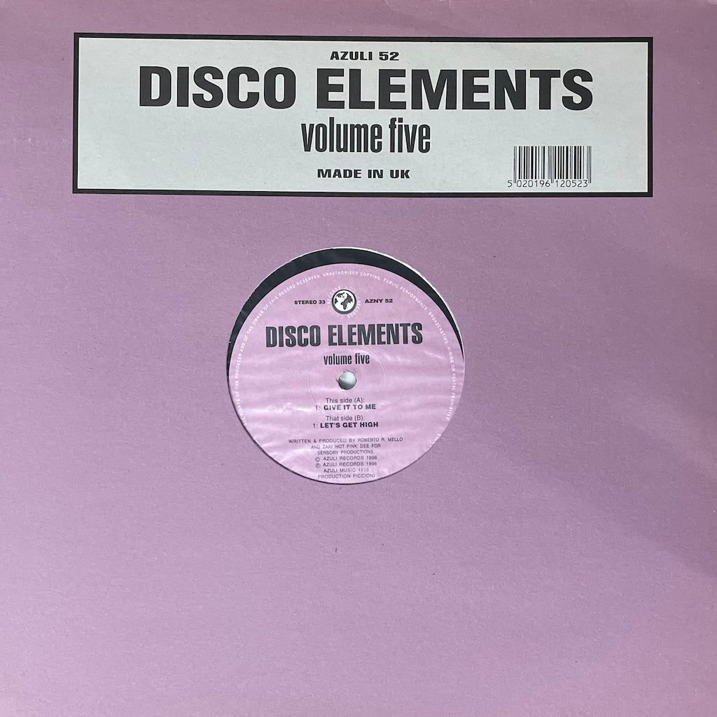 Disco Elements - Volume Five