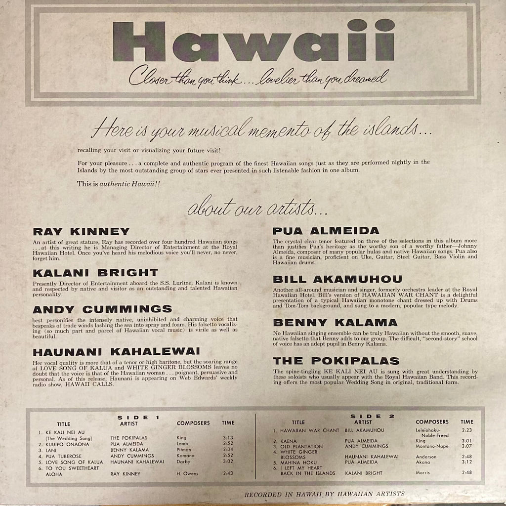 V/A - Hawaii...a musical memento of the islands