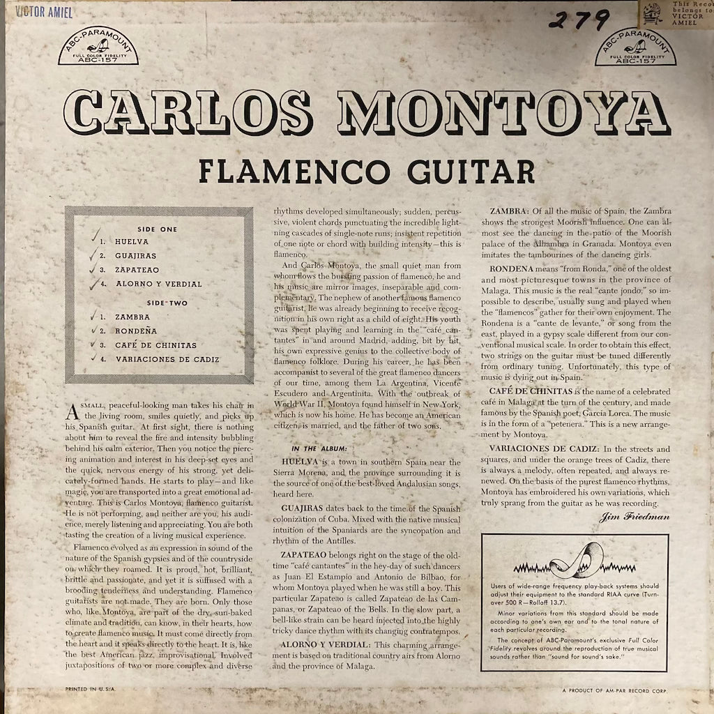 Carlos Montoya - Flamenco Guitar