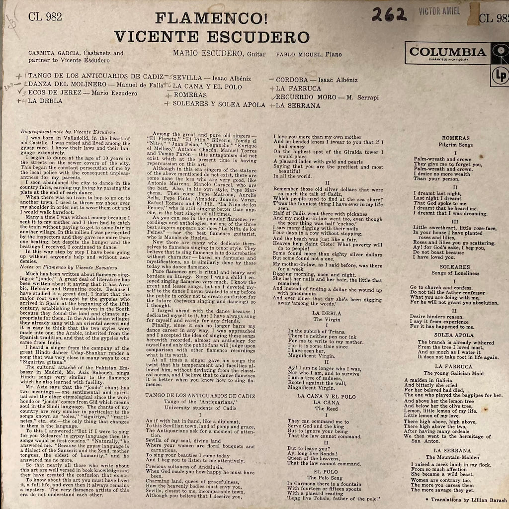Vicente Escudero - Flamenco!