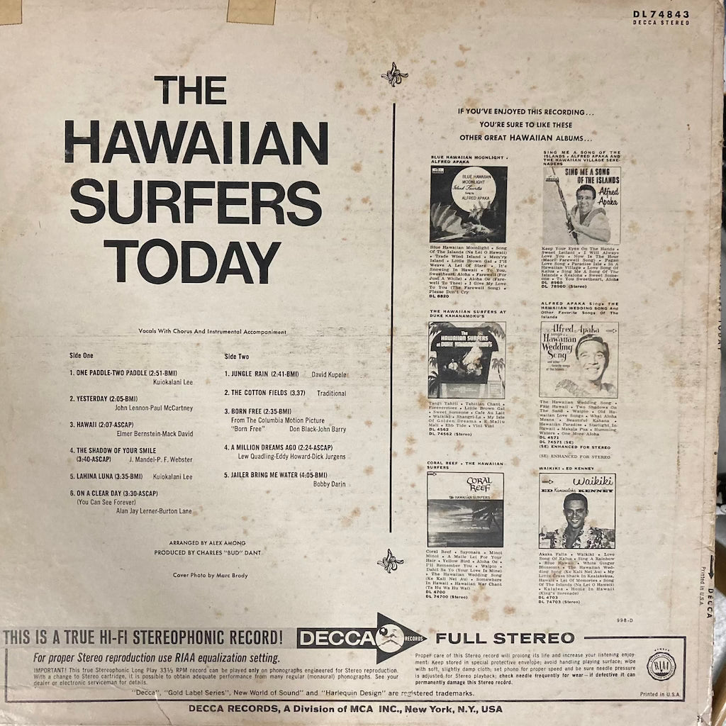 The Hawaiian Surfers - Today