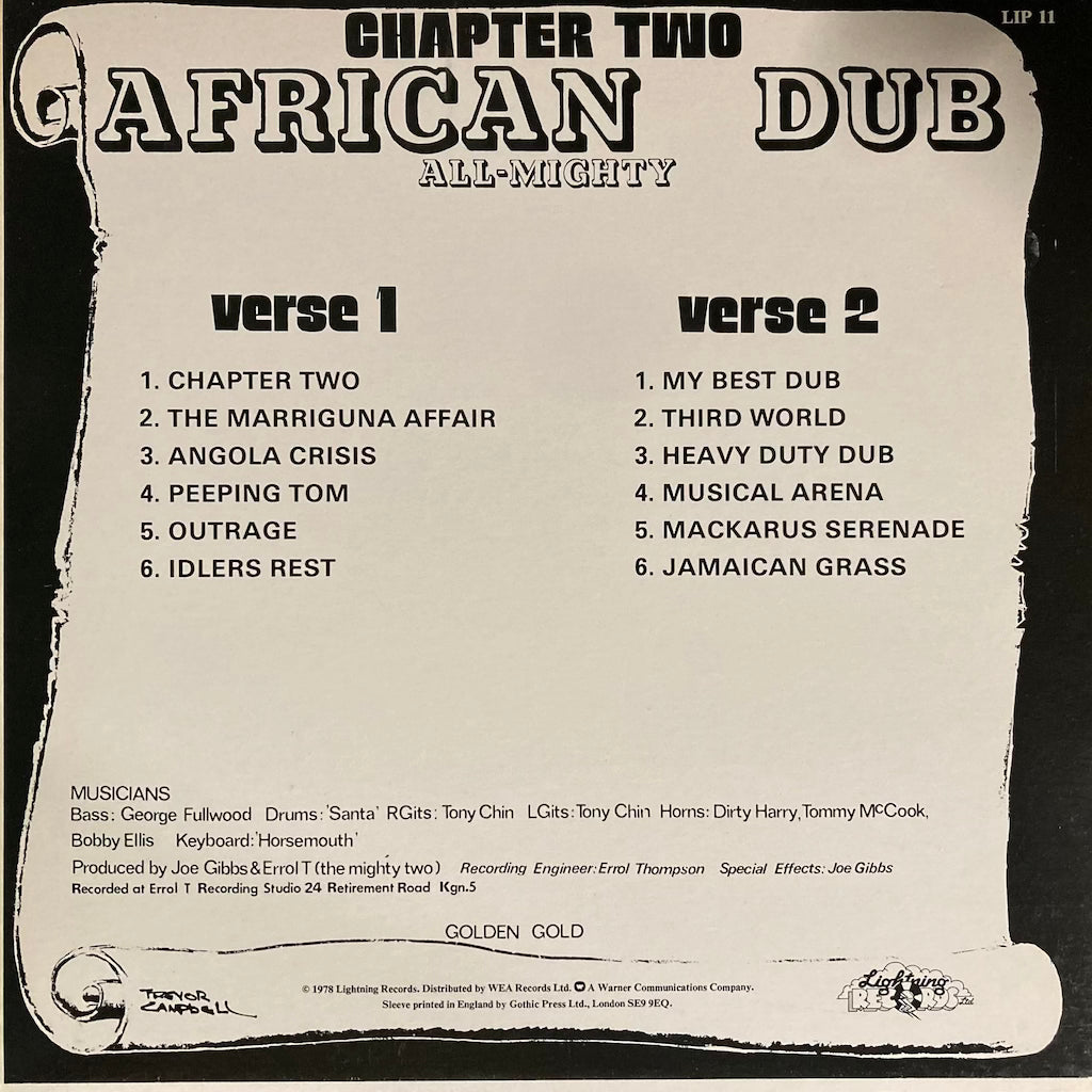 Joe Gibbs & The Professionals – African Dub - Chapter Two