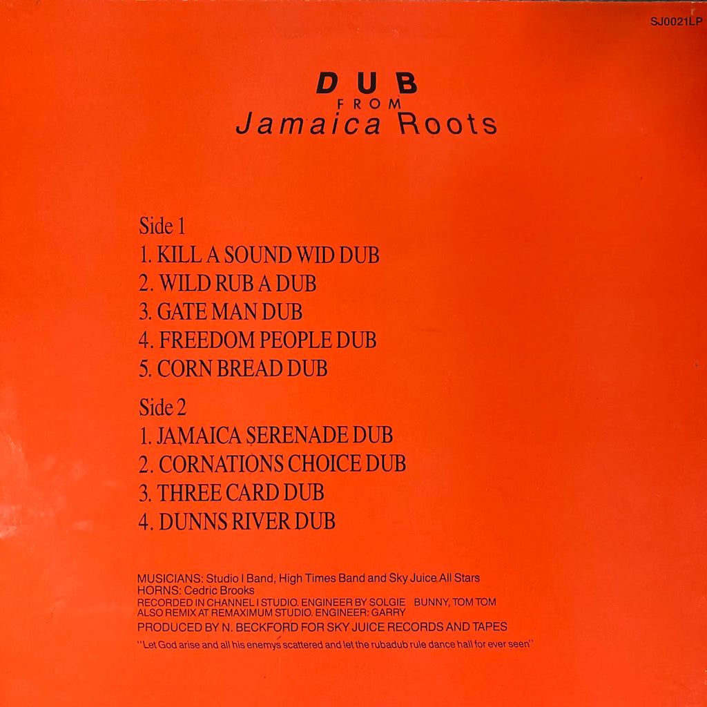 Dub From Jamaica Roots - Dub From Jamaica Roots