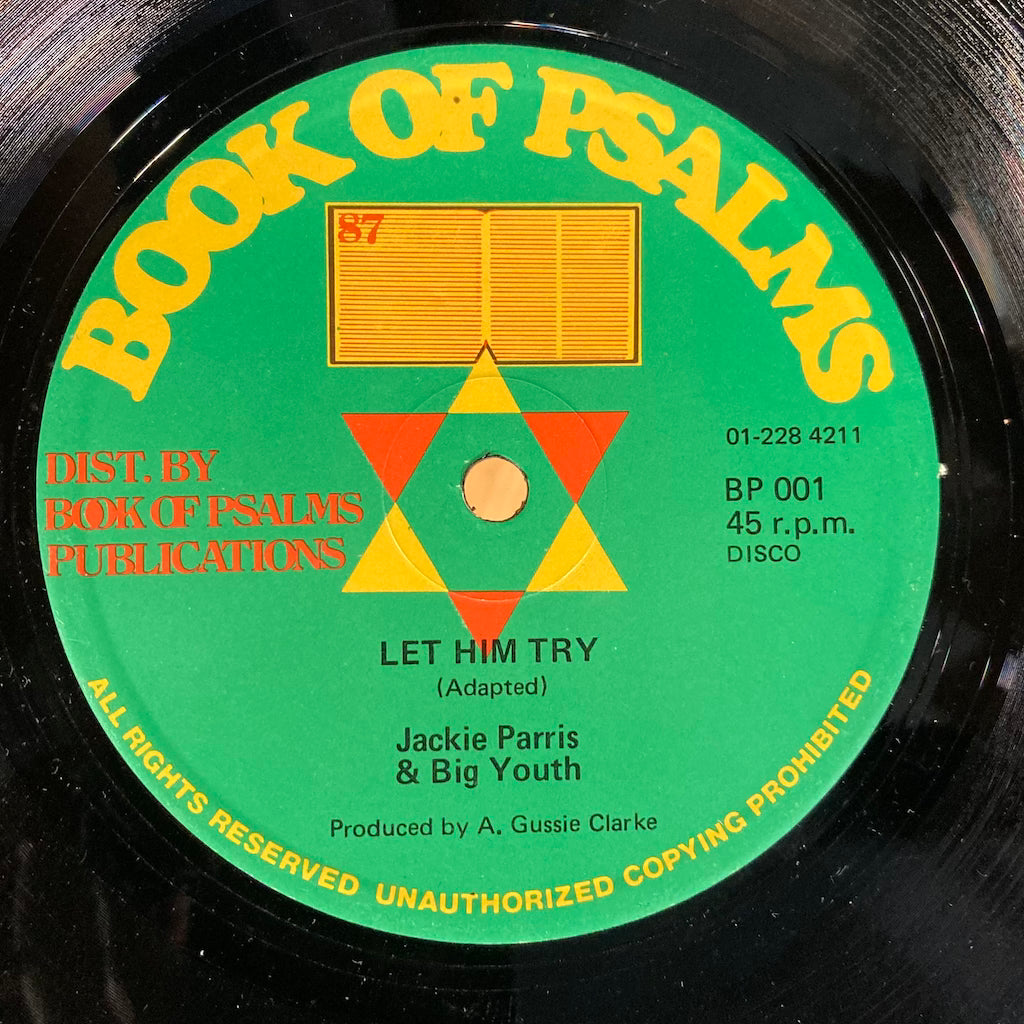 Jackie Parris & Big Youth - Let Him Try/Really Together