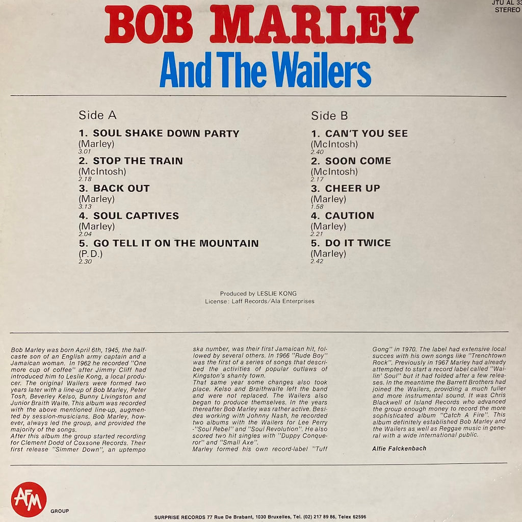 Bob Marley And The Wailers - Bob Marley And The Wailers