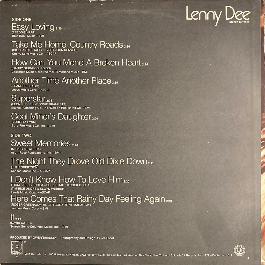 Lenny Dee - Easy Lovin'