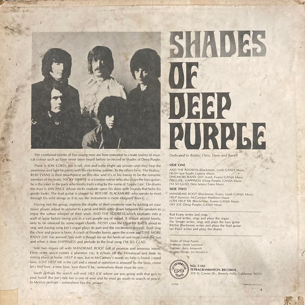 Deep Purple - Shades of Deep Purple