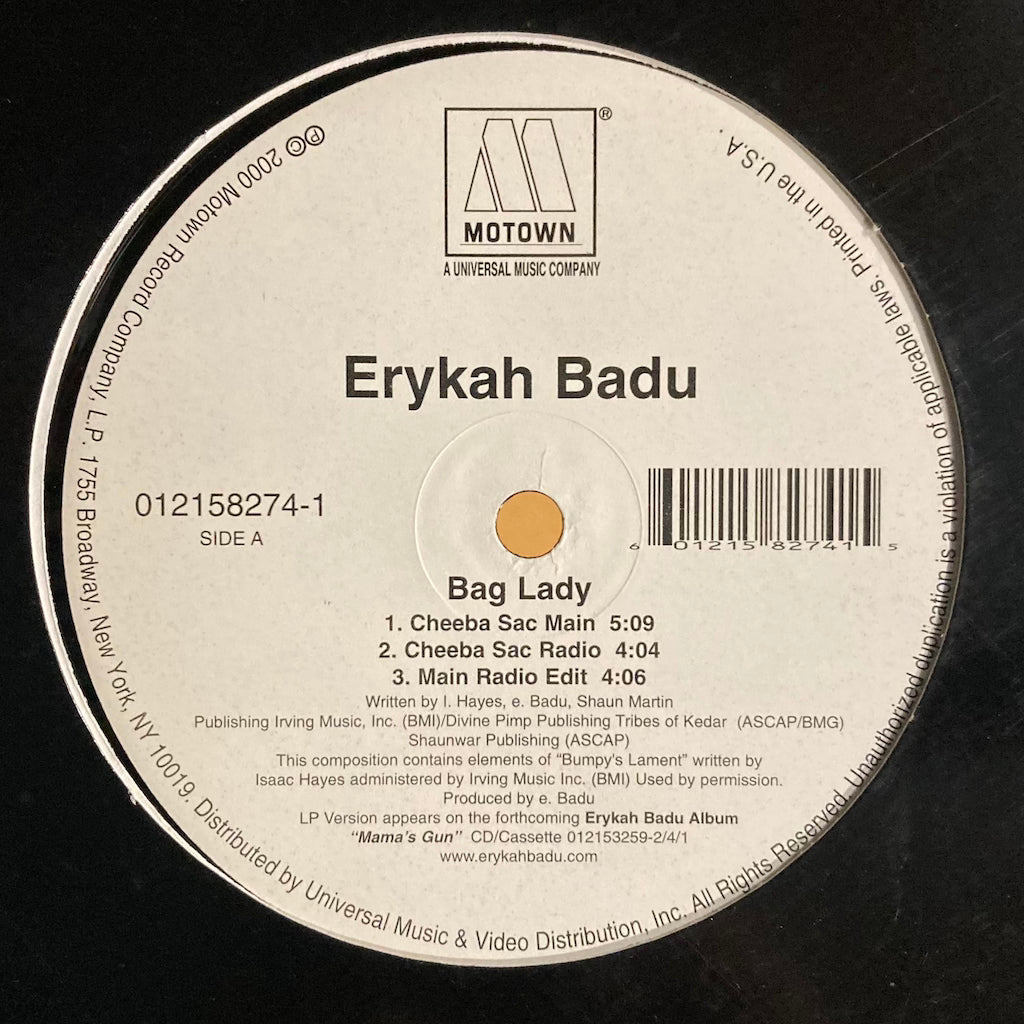 Erykah Badu - Bag Lady 12"