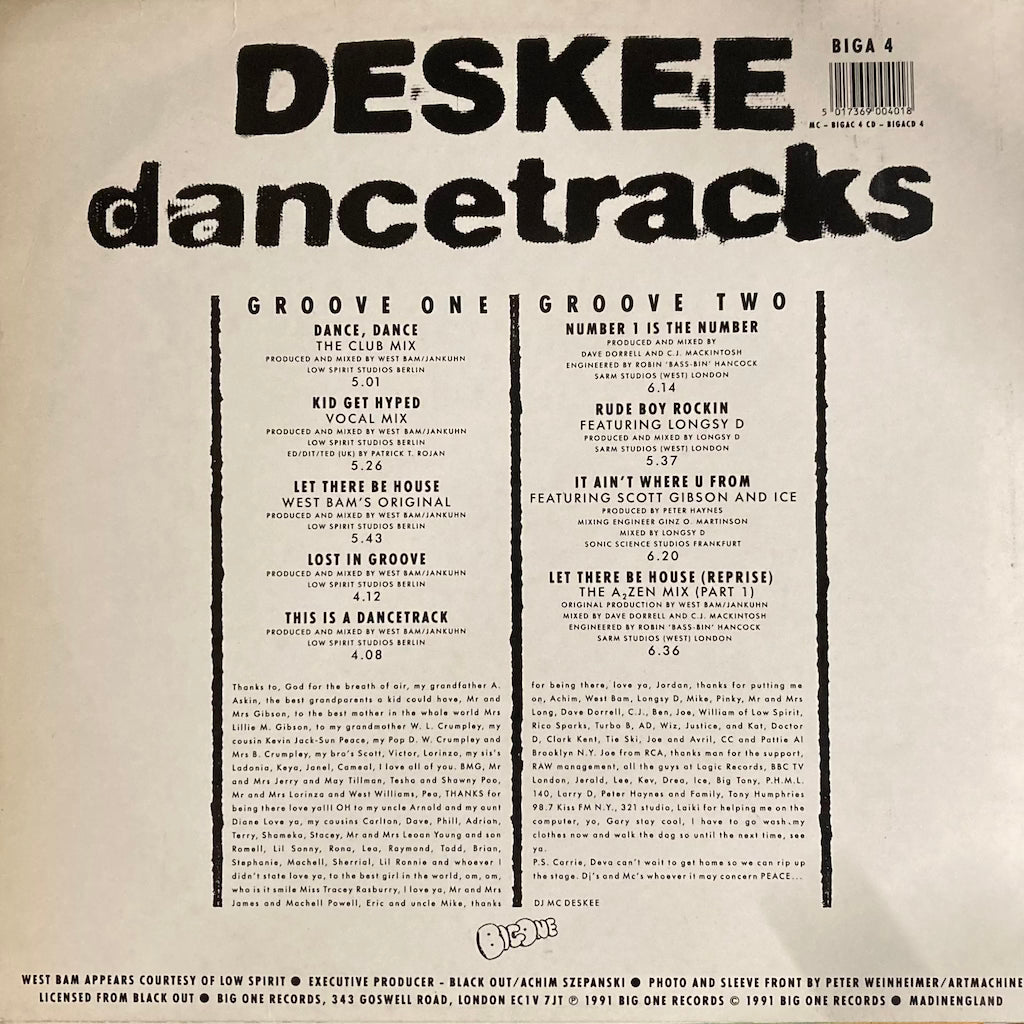 Deskee - Dancetracks 12"