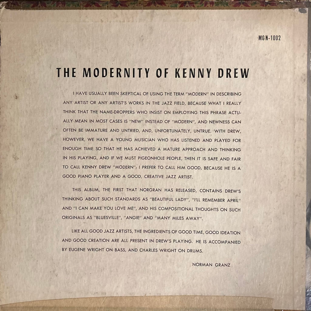 Kenny Drew - The Modernity of Kenny Drew