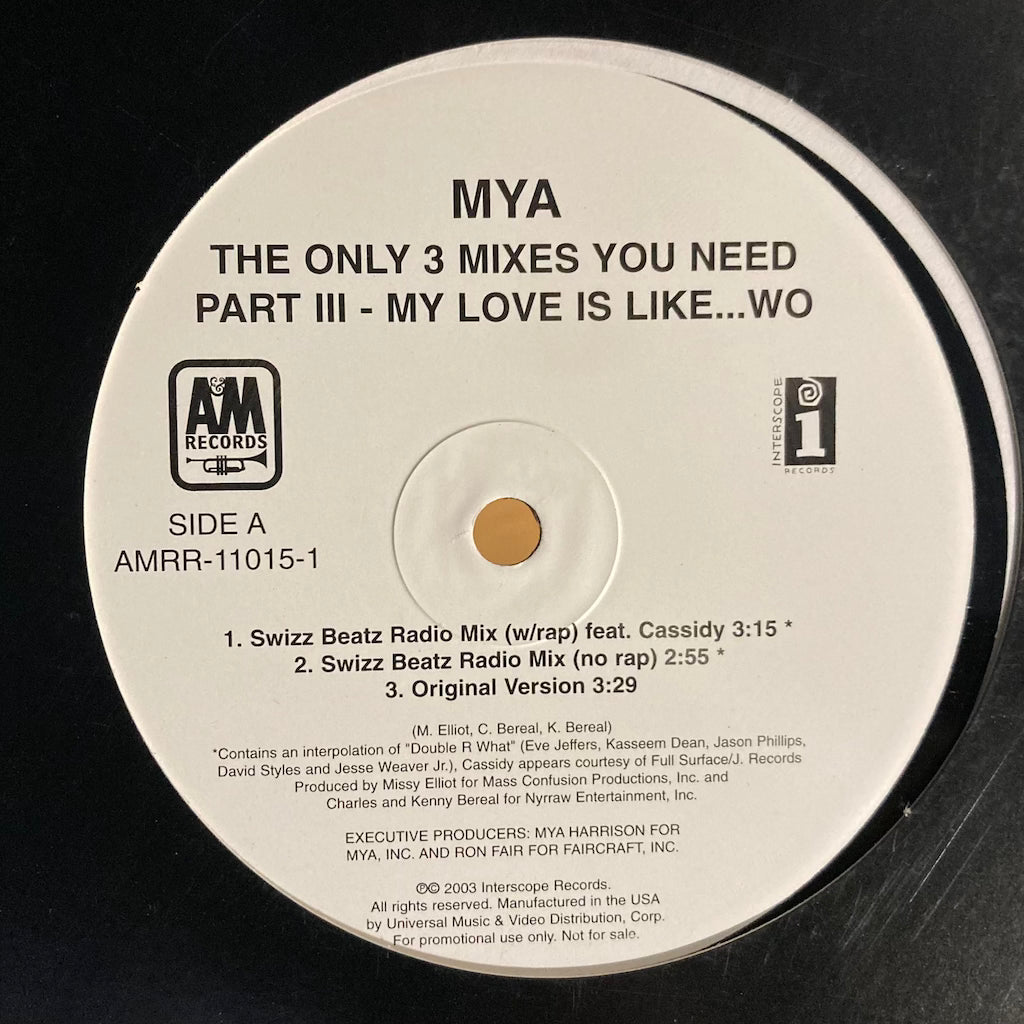 MYA - My Love Is Like... Wo