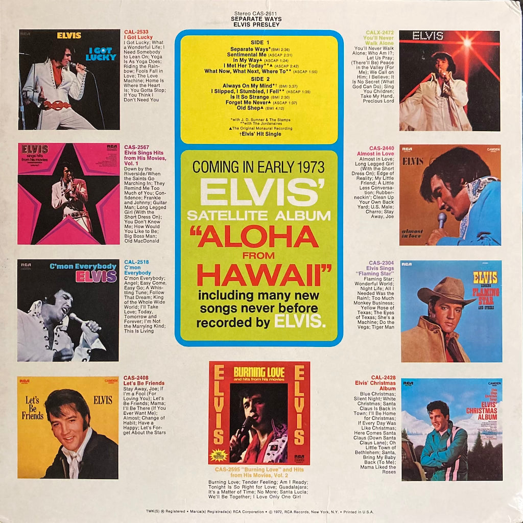 Elvis - Separate Ways