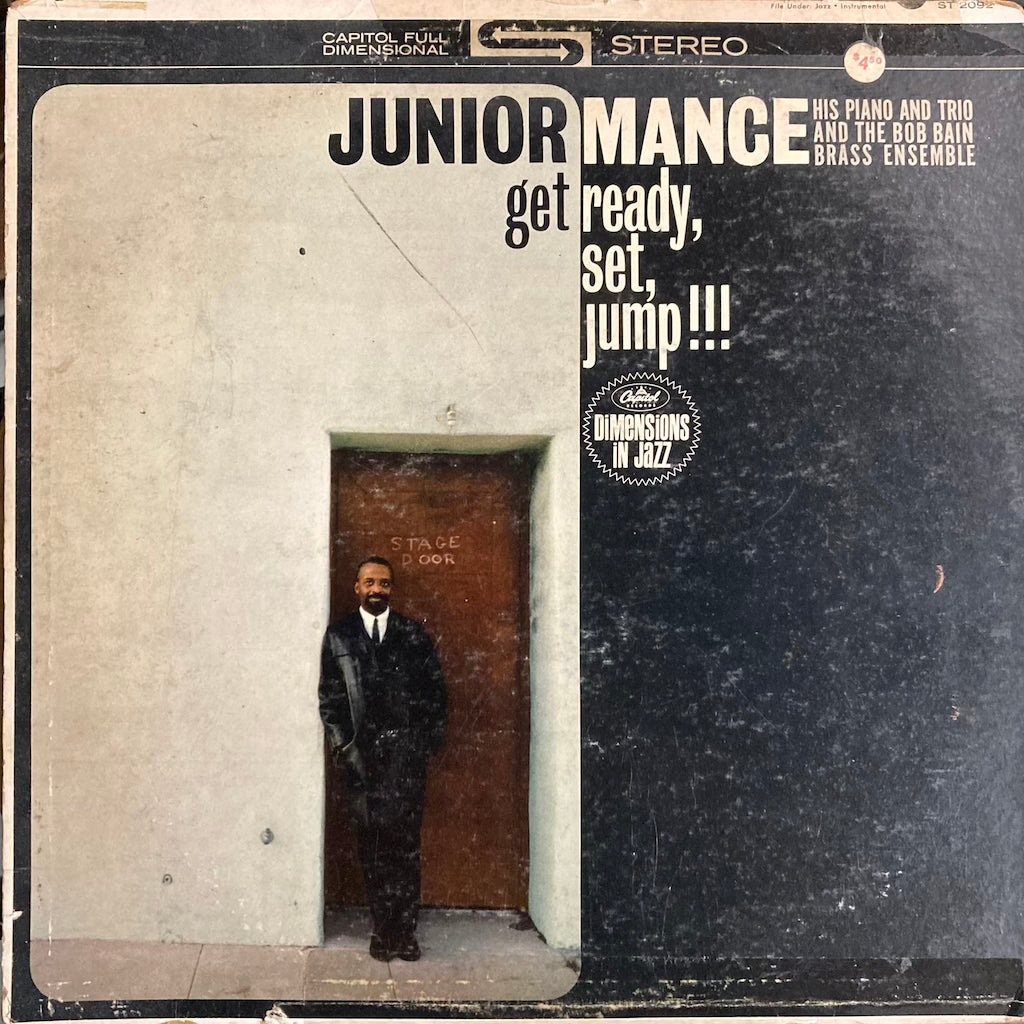 The Junior Mance Trio With The Bob Bain Brass Ensemble – Get Ready, Set, Jump!!!