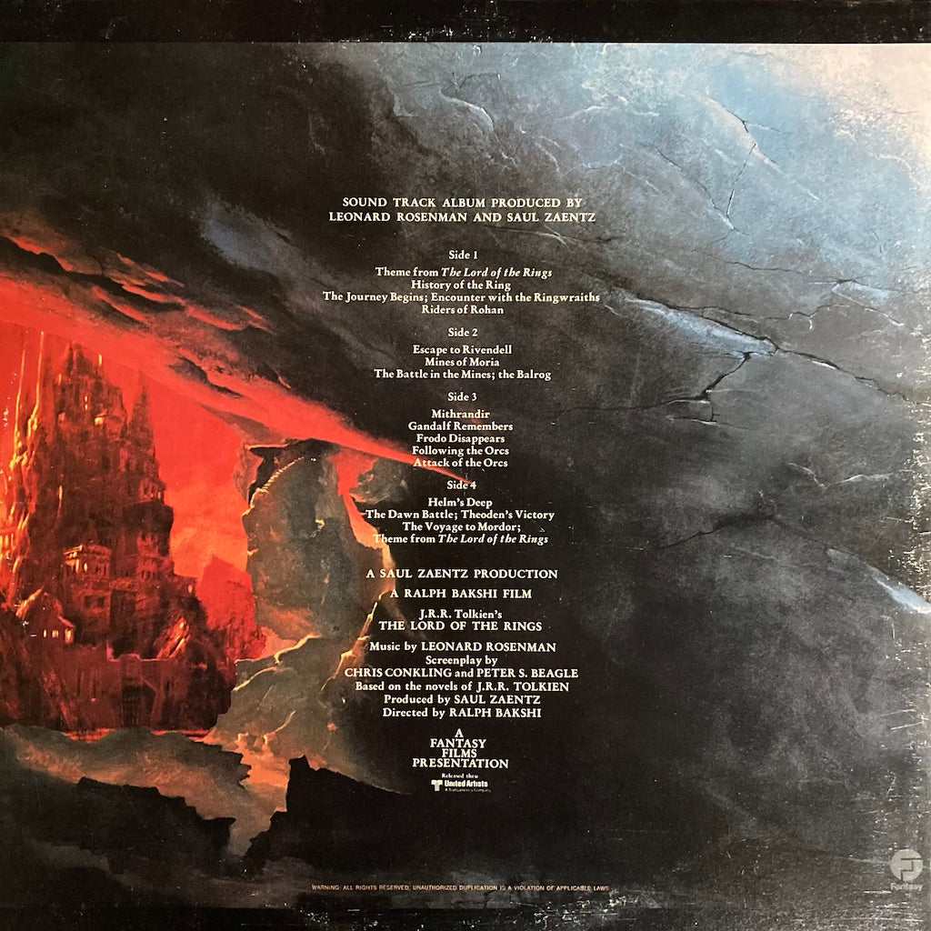 Leonard Rosenman - The Lord Of The Rings OST